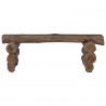 ławka Naturalny 110 x 30 x 34 cm Lite drewno teakowe