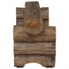 ławka Naturalny 110 x 30 x 34 cm Lite drewno teakowe