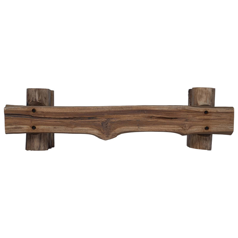 ławka Naturalny 110 x 30 x 34 cm Lite drewno teakowe