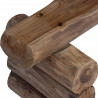 ławka Naturalny 110 x 30 x 34 cm Lite drewno teakowe