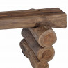 ławka Naturalny 110 x 30 x 34 cm Lite drewno teakowe