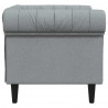 Sofa Jasnoszary 78,5 x 74,5 x 74,5 cm Poliester