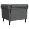 Sofa Ciemnoszary 78,5 x 74,5 x 74,5 cm Poliester
