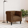 Sofa Brązowy 78,5 x 74,5 x 74,5 cm Poliester