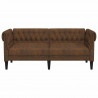 Sofa Brązowy 182,5 x 74,5 x 74,5 cm Poliester