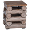 Halka Naturalny 30 x 30 x 38 cm Lite drewno teakowe