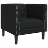 Sofa Czarny 74,5 x 71 x 70,5 cm PVC
