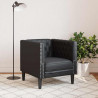 Sofa Czarny 74,5 x 71 x 70,5 cm PVC