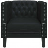 Sofa Czarny 74,5 x 71 x 70,5 cm PVC