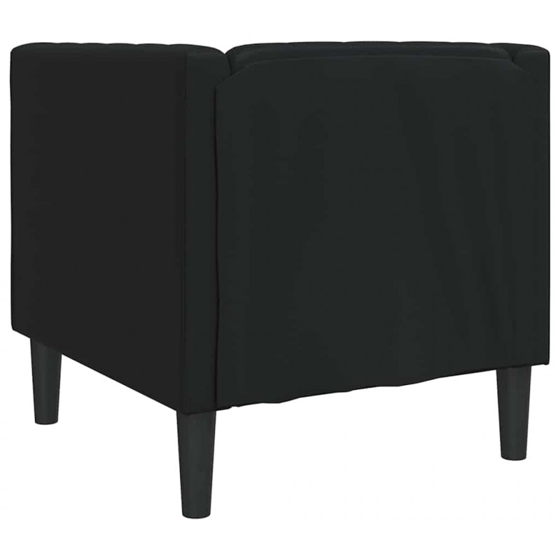Sofa Czarny 74,5 x 71 x 70,5 cm PVC