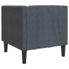 Sofa Ciemnoszary 74,5 x 71 x 70,5 cm Aksamit