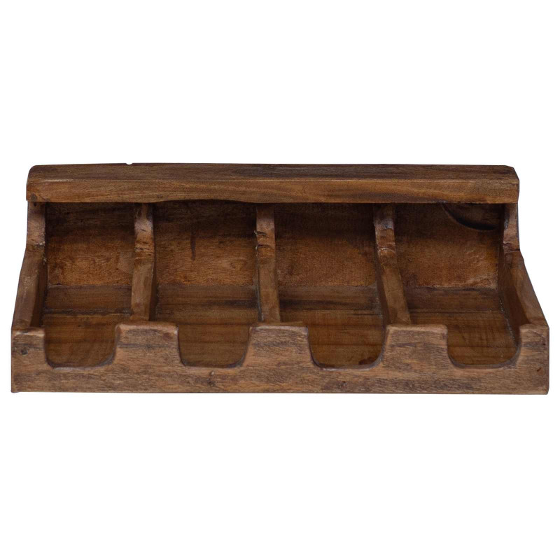 Etui Brązowy 36 x 30 x 10 cm Lite drewno mahoniowe