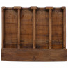 Etui Brązowy 36 x 30 x 10 cm Lite drewno mahoniowe