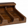 Etui Brązowy 36 x 30 x 10 cm Lite drewno mahoniowe