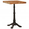 Stolik bistro Brązowy 50 x 50 x 76 cm Lite Drewno Recyklingowe