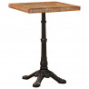 Stolik bistro Brązowy 50 x 50 x 76 cm Lite Drewno Recyklingowe