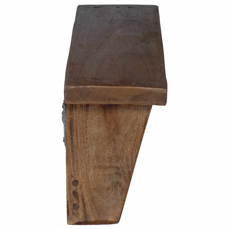 Wieszak Brązowy 50 x 10 x 14 cm Lite drewno mahoniowe