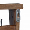 Wieszak Brązowy 50 x 10 x 14 cm Lite drewno mahoniowe