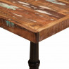 Stolik bistro Brązowy 50 x 50 x 76 cm Lite Drewno Recyklingowe