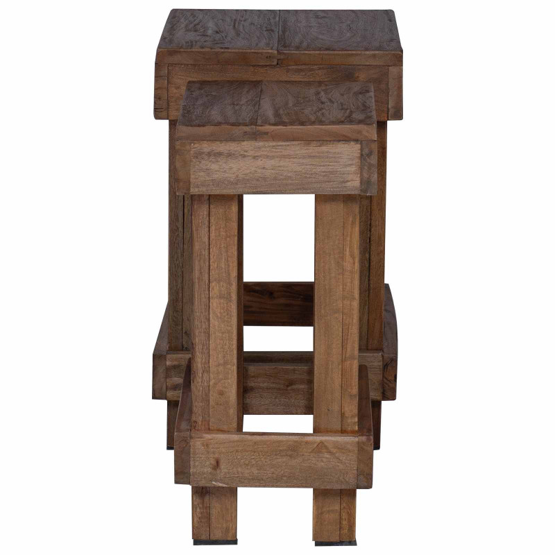 Stojak na rośliny 2 pcs Brązowy 70 x 11 x 27 cm