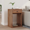 Stolik nocny Brązowy 63 x 30 x 79 cm Lite drewno mahoniowe