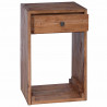Stolik nocny Brązowy 63 x 30 x 79 cm Lite drewno mahoniowe