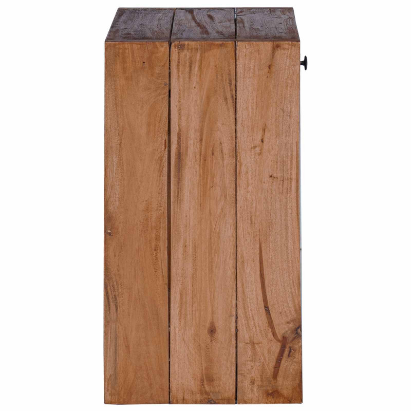 Stolik nocny Brązowy 63 x 30 x 79 cm Lite drewno mahoniowe