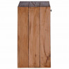 Stolik nocny Brązowy 63 x 30 x 79 cm Lite drewno mahoniowe