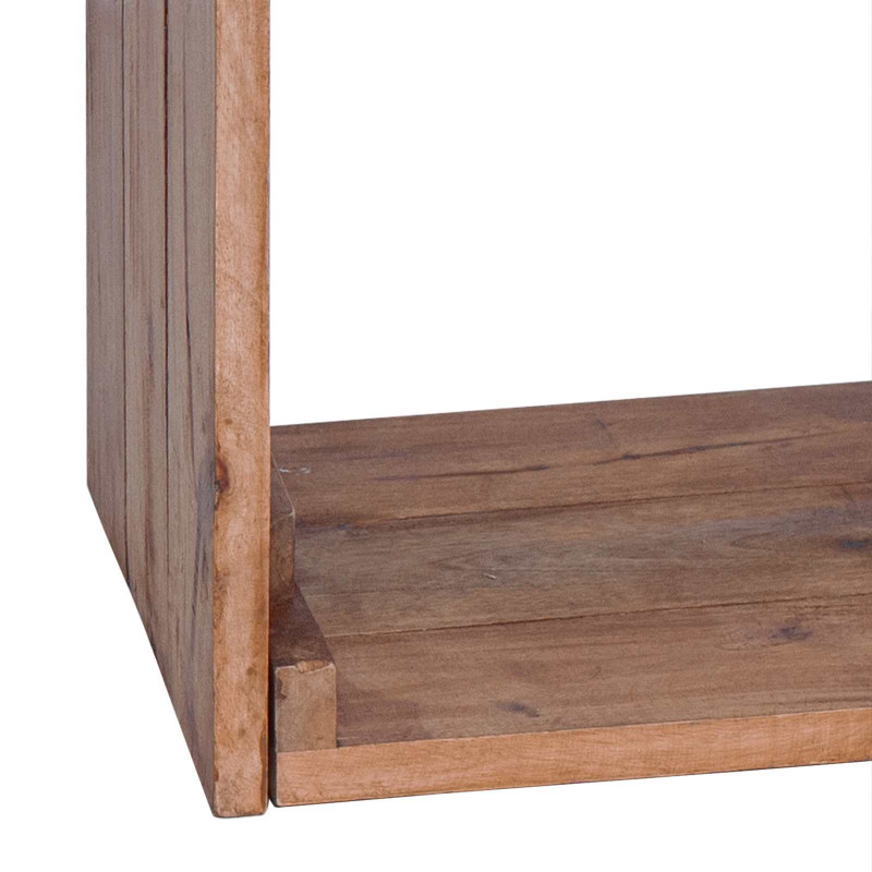 Stolik nocny Brązowy 63 x 30 x 79 cm Lite drewno mahoniowe