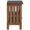 Stolik nocny Brązowy 41 x 30 x 50 cm Lite drewno mahoniowe