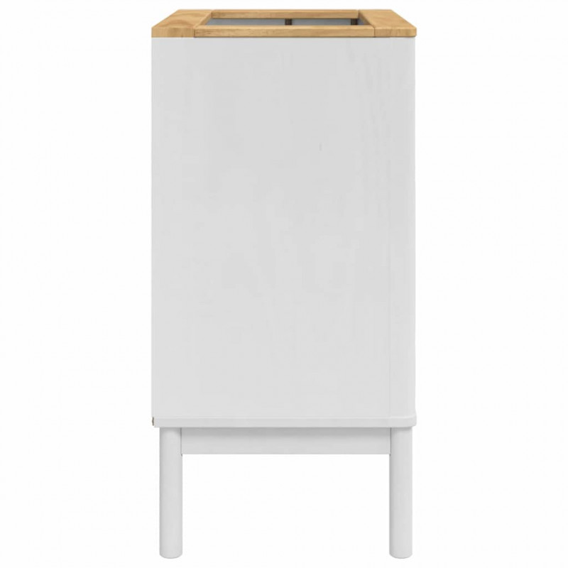 Szafka pod umywalkę z półką FLORO Biały 60 x 40 x 80 cm