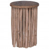 Halka Naturalny 30 x 30 x 45 cm Lite drewno teakowe