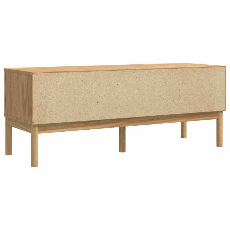 Ławka do korytarza z półką FLORO Woskowy Brąz 115 x 40 x 45 cm