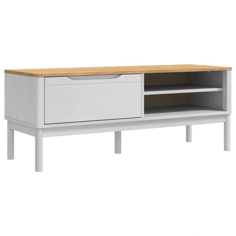 Ławka do korytarza z szufladą FLORO Biały 115 x 40 x 45 cm
