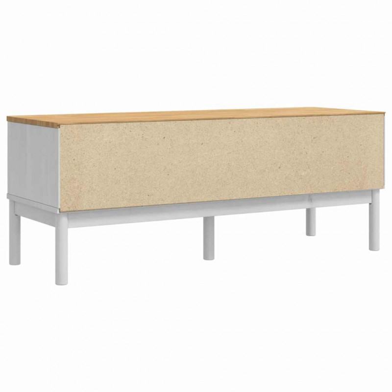 Ławka do korytarza z szufladą FLORO Biały 115 x 40 x 45 cm