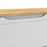 Ławka do korytarza z szufladą FLORO Biały 115 x 40 x 45 cm