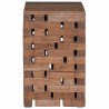 Halka Naturalny 29 x 29 x 48 cm Lite drewno z odzysku