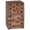 Halka Naturalny 29 x 29 x 48 cm Lite drewno z odzysku