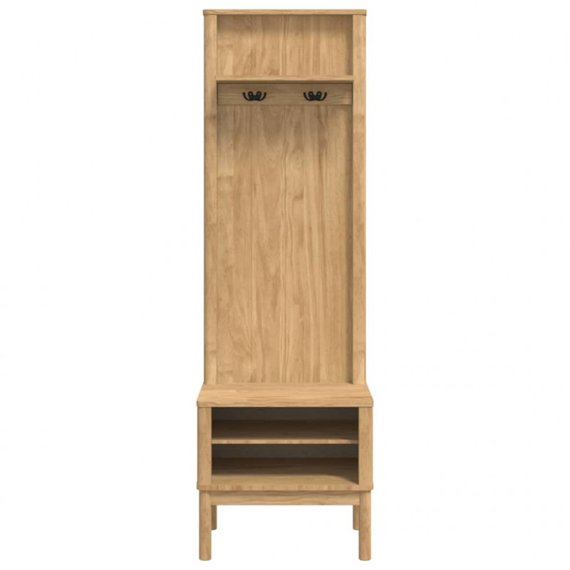 Szafka do korytarza z półką FLORO Woskowy Brąz 50 x 40 x 158 cm