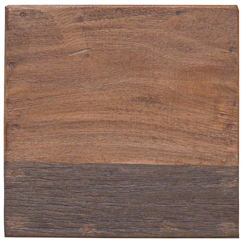Halka Naturalny 29 x 29 x 48 cm Lite drewno z odzysku