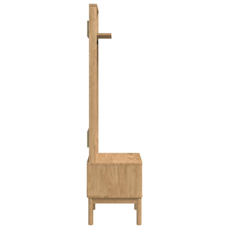 Szafka do korytarza z półką FLORO Woskowy Brąz 50 x 40 x 158 cm