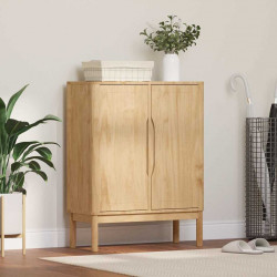 Bufet FLORO Woskowy Brąz 70 x 30 x 70,5 cm Lite drewno sosnowe
