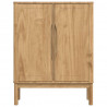 Bufet FLORO Woskowy Brąz 70 x 30 x 70,5 cm Lite drewno sosnowe