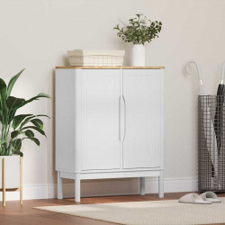 Bufet FLORO Biały 70 x 30 x 70,5 cm Lite drewno sosnowe