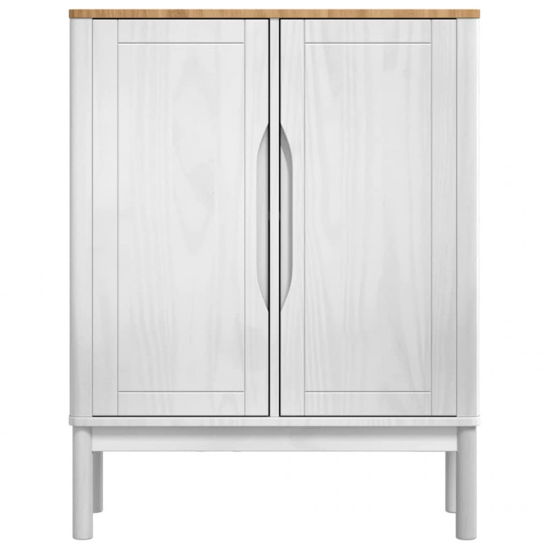 Bufet FLORO Biały 70 x 30 x 70,5 cm Lite drewno sosnowe