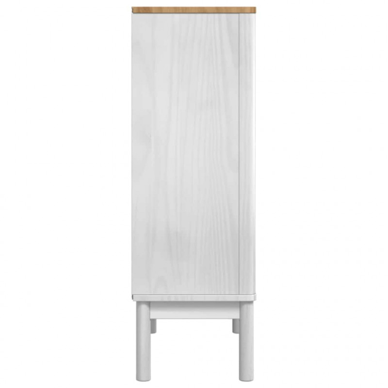 Bufet FLORO Biały 70 x 30 x 70,5 cm Lite drewno sosnowe