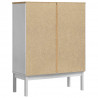 Bufet FLORO Biały 70 x 30 x 70,5 cm Lite drewno sosnowe