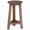 Halka Naturalny 28 x 28 x 50 cm Drewno mahoniowe