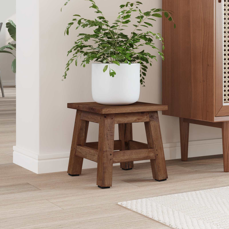 Halka Naturalny 26 x 26 x 26 cm Drewno mahoniowe