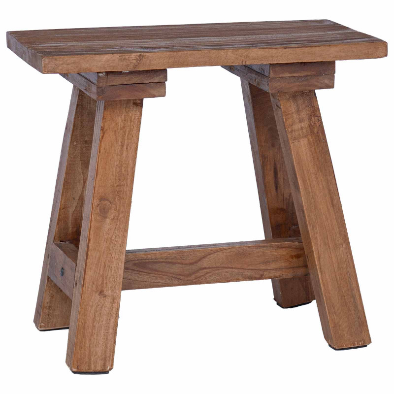 ławka Naturalny 50,5 x 25 x 47,5 cm Lite drewno mahoniowe